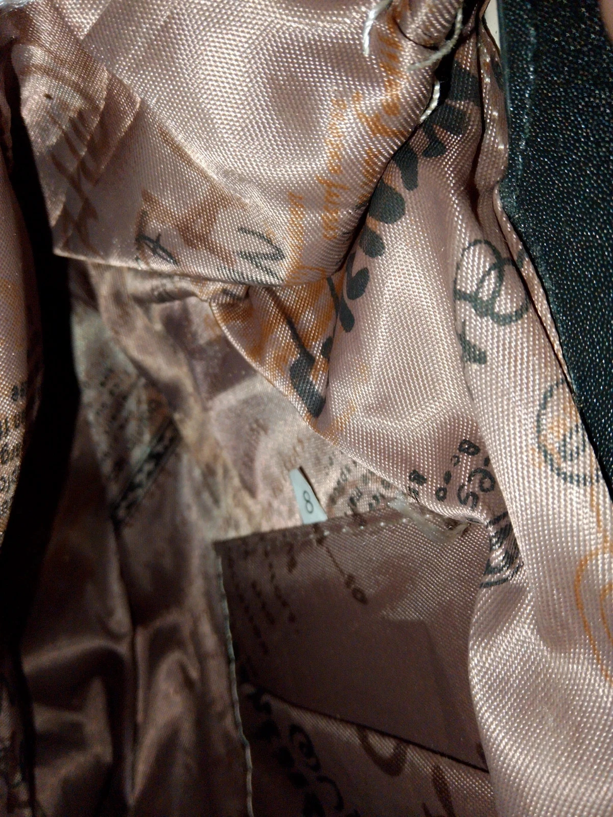 Bolso de mano con bandolera de imitación de cocodrilo – photo 8